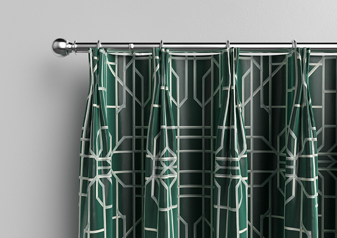 Bamboo Brights, Dark Green - Made To Measure Curtains - Image 11